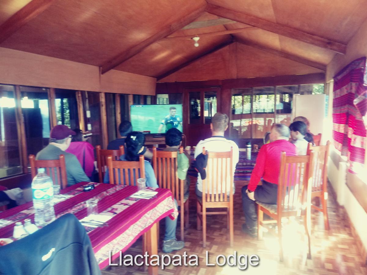 Llactapata Lodge Overlooking Machu Picchu - Camping - Restaurant Salcantay Exterior foto